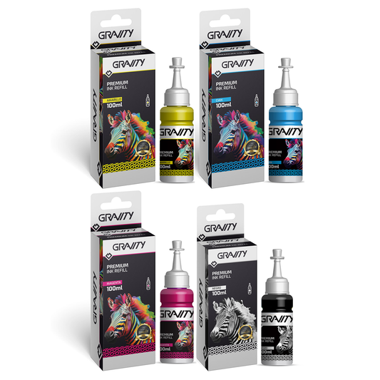 Pack tinta GRAVITY 4 unidades